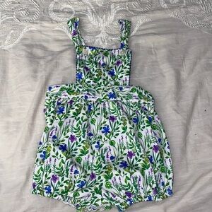 Oscar de la Renta Floral Romper